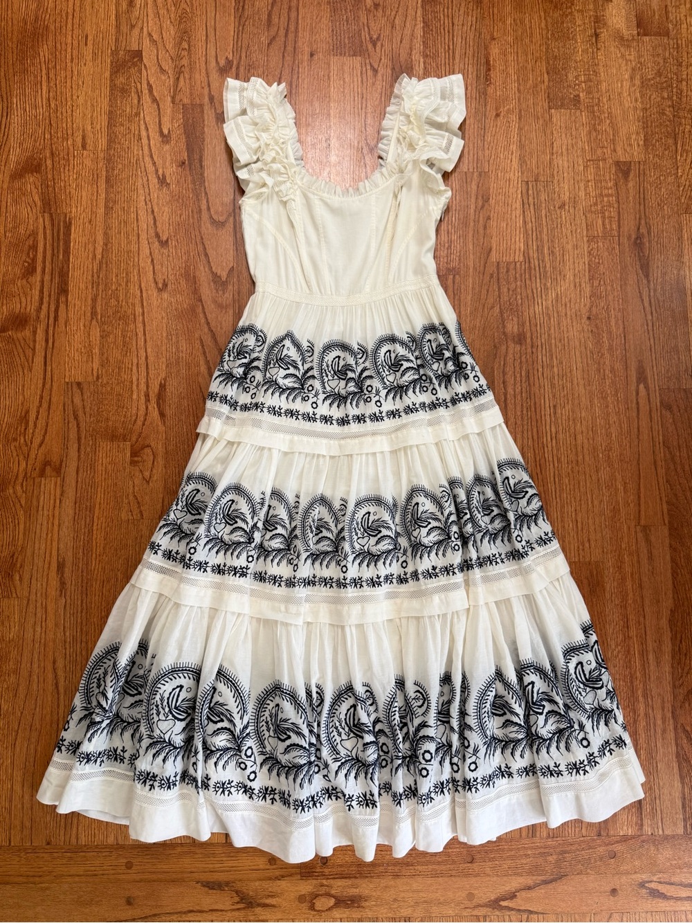 Ulla Johnson Julietta Embroidered Dress size 0 - Picture 2 of 16
